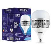 Лампа светодиодная 100Вт HP 6500К E40/E27 176-264В TOKOV ELECTRIC TKE-HP-E40/E27-100-6.5K